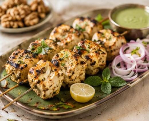 Kashmiri Walnut Skewers (2 Skewers)